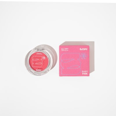 Sandell All Day Cream Blush - Baby Pink (3g) ซันเดล เติมสีสันให้แก้มเปล่งประกายกับบลัชที่มาด้วยเนื้อสัมผัสบางเบา