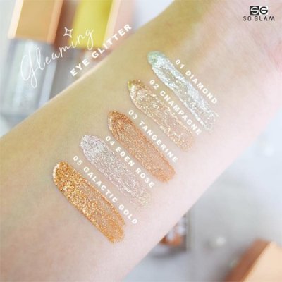 So Glam Gleaming Eye Glitter Liquid Eye Shadow โซ แกลม ลิควิด อายแชโดว์