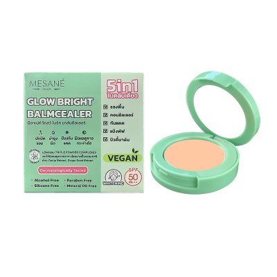 Mesane Glow Bright Balmcealer (2g) มีซาเน่ห์ แป้ง เนื้อบาล์ม สูตรเพื่อผิวกระจ่างใส บางเบา