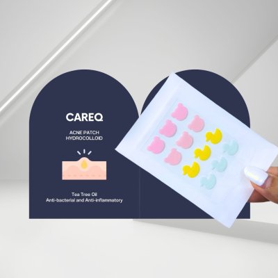 CareQ Acne Patch Hydrocolloid แคร์คิว แผ่นแปะสิว ดูดสิว สิวยุบ