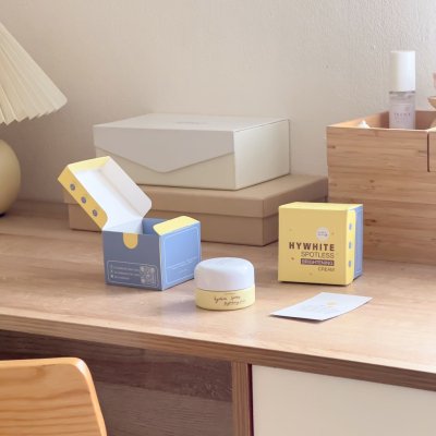 Blahmbooh Hywhite Spotless Brightening Cream (30g) บลาห์มบูห์ เหมาะกับคนผิวหน้าหมองคล้ำให้ดูกระจ่างใส เนียนนุ่ม