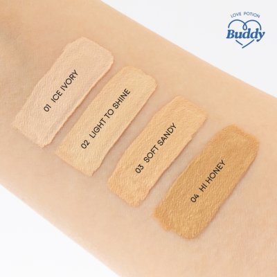 LovePotion Buddy Lightly Cover Concealer (แบบซอง) เลิฟโพชั่น คอนซีลเลอร์ สูตรปกปิดใต้ตา