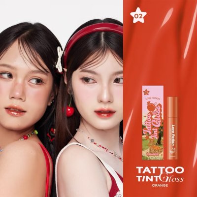 LovePotion Tattoo Lip Gloss (3g) เลิฟโพชั่น ลิปทินท์กลอส
