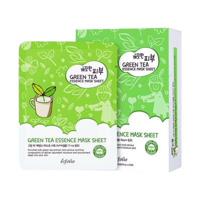Esfolio Pure Skin Essence Mask Sheet (25ml) เอสโฟลิโอ แผ่นมาส์กหน้า