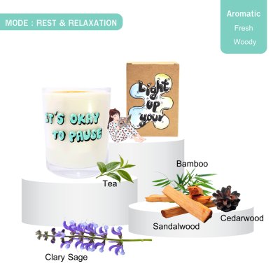 Whole Dream Island You'Re Wax Candle (150g) เทียนหอมไขถั่วเหลือง