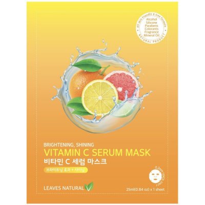 Leaves Natural Serum Mask 25 ml. ลีฟ แนชเชอรัล เซรั่ม มาส์ก บำรุงผิวหน้า
