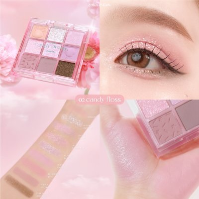Meilinda Your Candy Dream Palette เมลินดา อายแชโดว์ เนื้อฉ่ำเล่นแสง ให้เปลือกตาเปล่งประกายสดใส