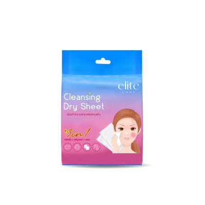 ELITE CARE Cleansing Dry Sheet (7 Pcs) คลีนซิ่ง ดราย ชีท (7 แผ่น)