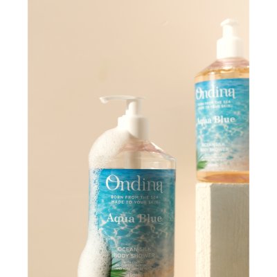 Ondina OCEAN SILK BODY SHOWER - AQUA BLUE ออนดีน่า โอเชียน ซิลค์ บอดี้ ชาวเวอร์ - อควาบลู