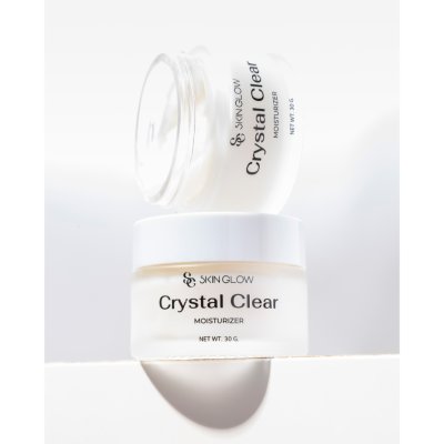 Skin Glow Crystal Clear Moisturizer (30g) คริสตัล เคลียร์ มอยส์เจอไรเซอ ผลิตภัณฑ์บำรุงผิวหน้า