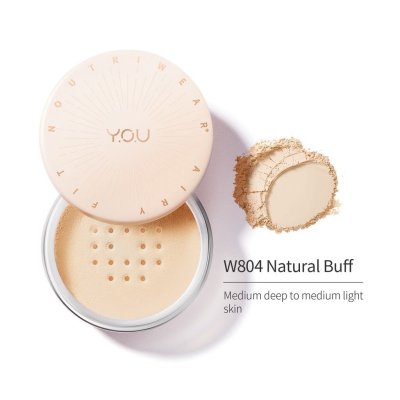 Y.O.U NoutriWear+ Airy Fit Loose Powder แป้งฝุ่นสูตรบางเบา เครื่องสำอางติดทนนาน