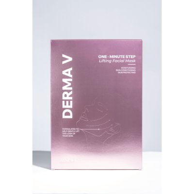 Makieky Derma V One Minute Step Lifting Facial Mask (1 Set/5 Sheet) มาร์คีกี้ เดอร์มา วี วัน มินิท สเต็ป ลิฟติ้ง เฟเชียล