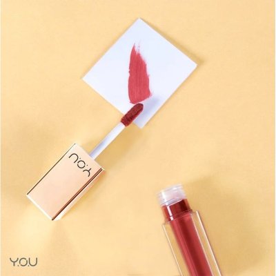Y.O.U Rouge Velvet Matte Lip Cream วาย โอ ยู ลิปสติก เนื้อแมท บางเบา ติดทนนาน ไม่ติดแมส