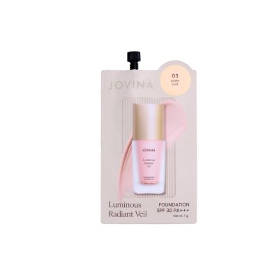 Jovina Luminous Radiant Veil Foundation SPF 30 PA+++ (7g) โจวีน่า ลูมินอส เรเดียนท์ เวล ฟาวน์เดชัน เอสพีเอฟ 30 พีเอ+++