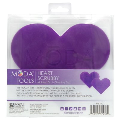 Moda Heart Scrubby Cleaning Pad (1 ชิ้น / กล่อง) โมด้า แผ่นทำความสะอาดแปรง