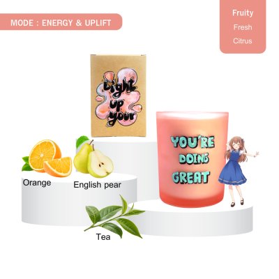 Whole Dream Island You'Re Wax Candle (150g) เทียนหอมไขถั่วเหลือง