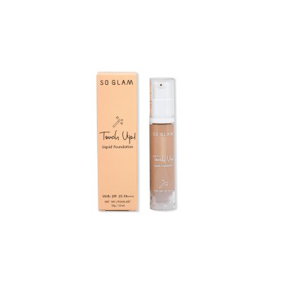 So Glam Touch Up Liquid Foundation โซ แกลม ทัช อัพ ลิควิด ฟาวน์เดชั่น รองพื้น เนื้อเบา ติดทน คุมมัน กันน้ำ