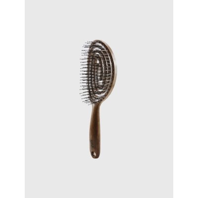 Yao Hairbrush Scalp Moving Vent Brush (Wooden Texture) เย่า แปรงหวีผม สำหรับผู้ชาย และคนผมบาง