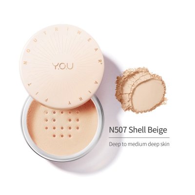 Y.O.U NoutriWear+ Airy Fit Loose Powder แป้งฝุ่นสูตรบางเบา เครื่องสำอางติดทนนาน