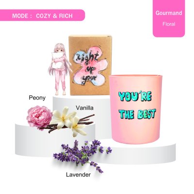 Whole Dream Island You'Re Wax Candle (150g) เทียนหอมไขถั่วเหลือง