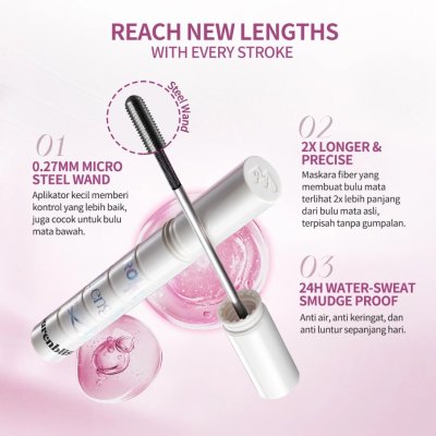 Barenbliss Roll To Length Steel Mascara (6g) แบร์แอนด์บลิซ มาสคาร่าหัวแปรงเหล็ก