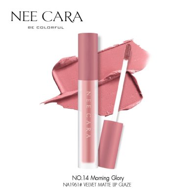 Nee Cara Velvet Matte Lip Glaze Na1961 (4g) นีคาร่า เวลเวทแมทลิปเกรซ 1961