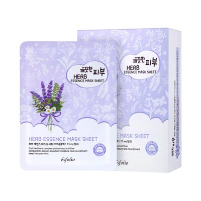 Esfolio Pure Skin Essence Mask Sheet (25ml) เอสโฟลิโอ แผ่นมาส์กหน้า