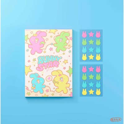 Grrrbeauty Bunny Star Grrr Hydrocolloid Acne Patches (2 แผ่น 24 ชิ้น) เกอบิวตี้ แผ่นแปะ ลาย bunny star