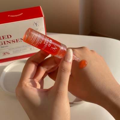 Annyeong E Red Ginseng Ampoule (15ml) อันยอง อี เรด จินเส็ง แอมพลู ผลิตภัณฑ์บำรุงผิวหน้า