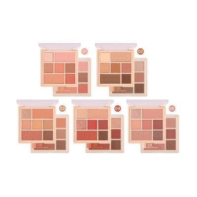 Meilinda Color Code Blush&Eye Palette เมลินดา พาเลทท์อายแชโดว์ พร้อมบลัชออน