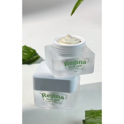 Regina Mask Gold Vitamin Sleep (10g) เรจิน่า มาส์กสูตรเข้มข้นช่วยฟื้นฟูผิว
