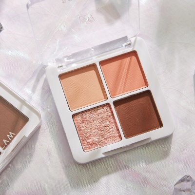 [2 ชิ้น 259.-] So Glam Petite Pocket Eyeshadow Palette โซ แกลม พาเลทอายแชโดว์ 4 เฉดสีในตลับเดียว