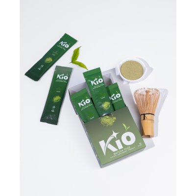 Kio Matcha Plus Premium Uji Matcha, No Added Sugar (10 Sachets)