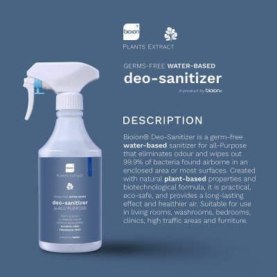 สเปรย์กำจัดเชื้อโรค ดับกลิ่น Deo-Sanitizer 500ml