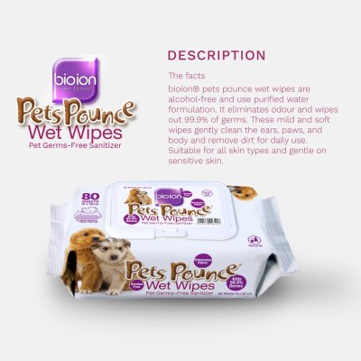 ผ้าเปียกสัตว์เลี้ยง Pets Pounce