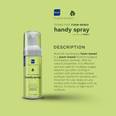 Handy Spray โฟมทำความสะอาดมือ 60ml
