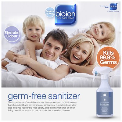 สเปรย์กำจัดเชื้อโรค ดับกลิ่น Deo-Sanitizer 500ml