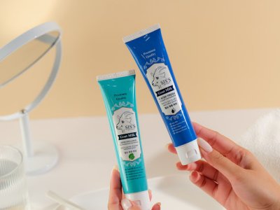 ยาสีฟันนมแพะ หรือ ยาสีฟันสมุนไพรนมแพะ (สูตรใหม่) (มีให้เลือก 2 สูตร) Toothpaste ฟลูออไรด์ 1500 ppm ยาสีฟันนมแพะ หรือ ยาสีฟันสมุนไพรนมแพะ (สูตรใหม่) (มีให้เลือก 2 สูตร) Toothpaste ฟลูออไรด์ 1500 ppm