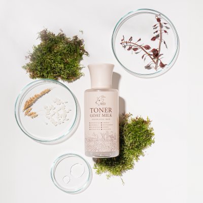 โทนเนอร์นมแพะสูตรใหม่ (Sis's Toner Goat Milk Postbiotic Skin) ขนาด 150 ml.