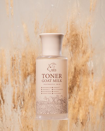 โทนเนอร์นมแพะสูตรใหม่ (Sis's Toner Goat Milk Postbiotic Skin) ขนาด 150 ml.