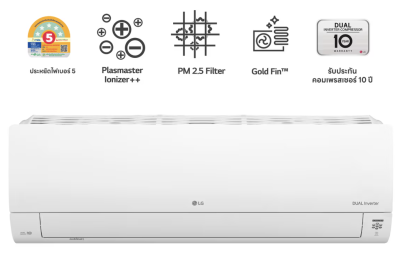 ผลิตภัณฑ์เครื่องปรับอากาศ แอร์ LG Dual Inverter Model INR/IEQ 9,000 - 24,000 BTU LG DUALCOOL Prime