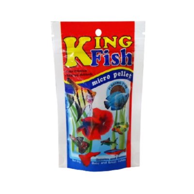 King Fish อาหารปลาเล็ก/กุ้ง ขนาด 60g.