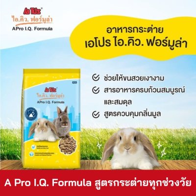 A Pro I.Q. Formula อาหารกระต่าย 1kg.