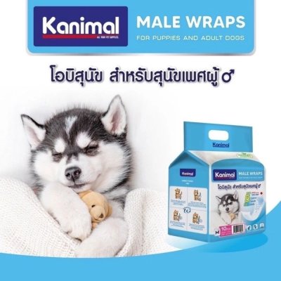 Kanimal โอบิ ผ้าอ้อมสุนัขเพศผู้