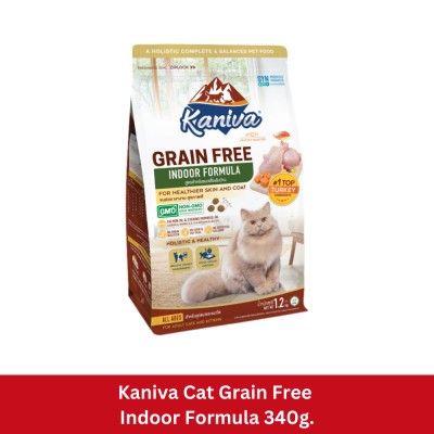 [Cheaper] Kaniva Cat Grain Free 340-370g. อาหารแมว คานิว่า เกรนฟรี 340-400g.