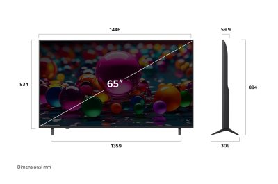 LG TV 4K SMART TV 65 นิ้ว รุ่น 65UA8450PSA