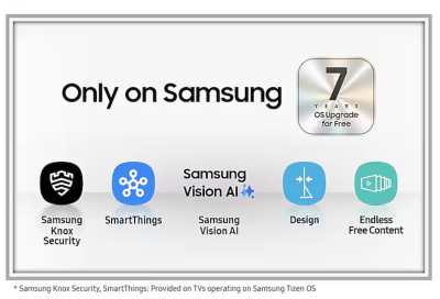 QLED Q7F 4K Samsung Vision AI Smart TV (2025)