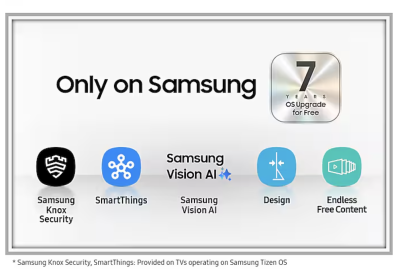 QLED Q8F 4K Samsung Vision AI Smart TV (2025)
