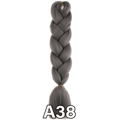 ไหมไฟเบอร์ ไหมถักผม ถักเปีย : 1 สีใน 1 ชิ้น (ความยาว 60 ซม.)