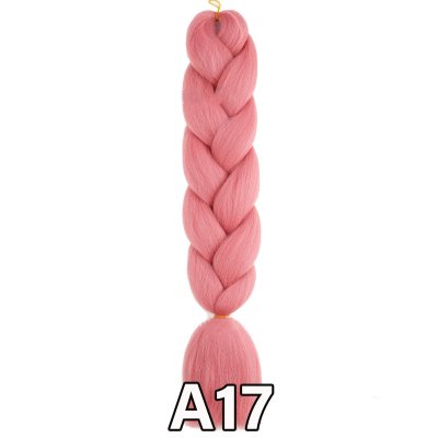ไหมไฟเบอร์ ไหมถักผม ถักเปีย : 1 สีใน 1 ชิ้น (ความยาว 60 ซม.)